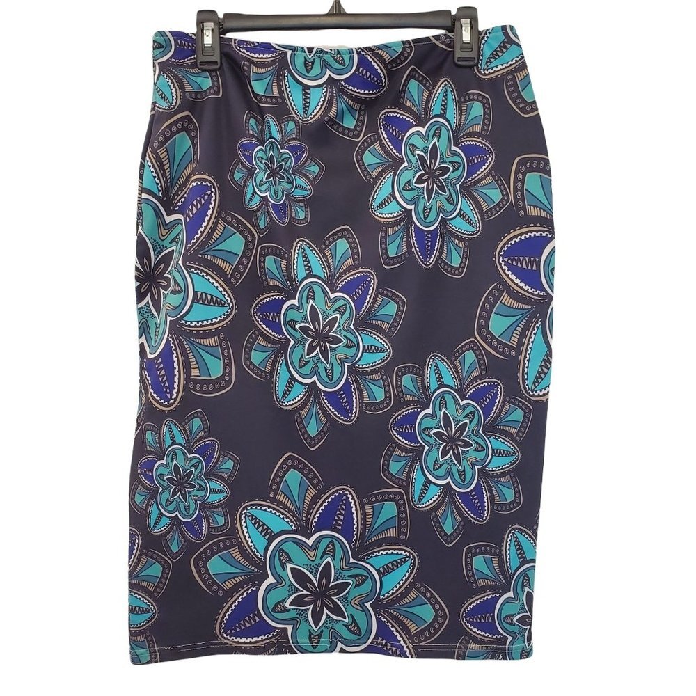 Maccine Open Floral Paisley Print Style Pointe Skirt